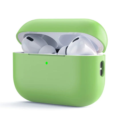 Ultra-Thin Silicone AirPods Case – Slim Matte Protective Cover