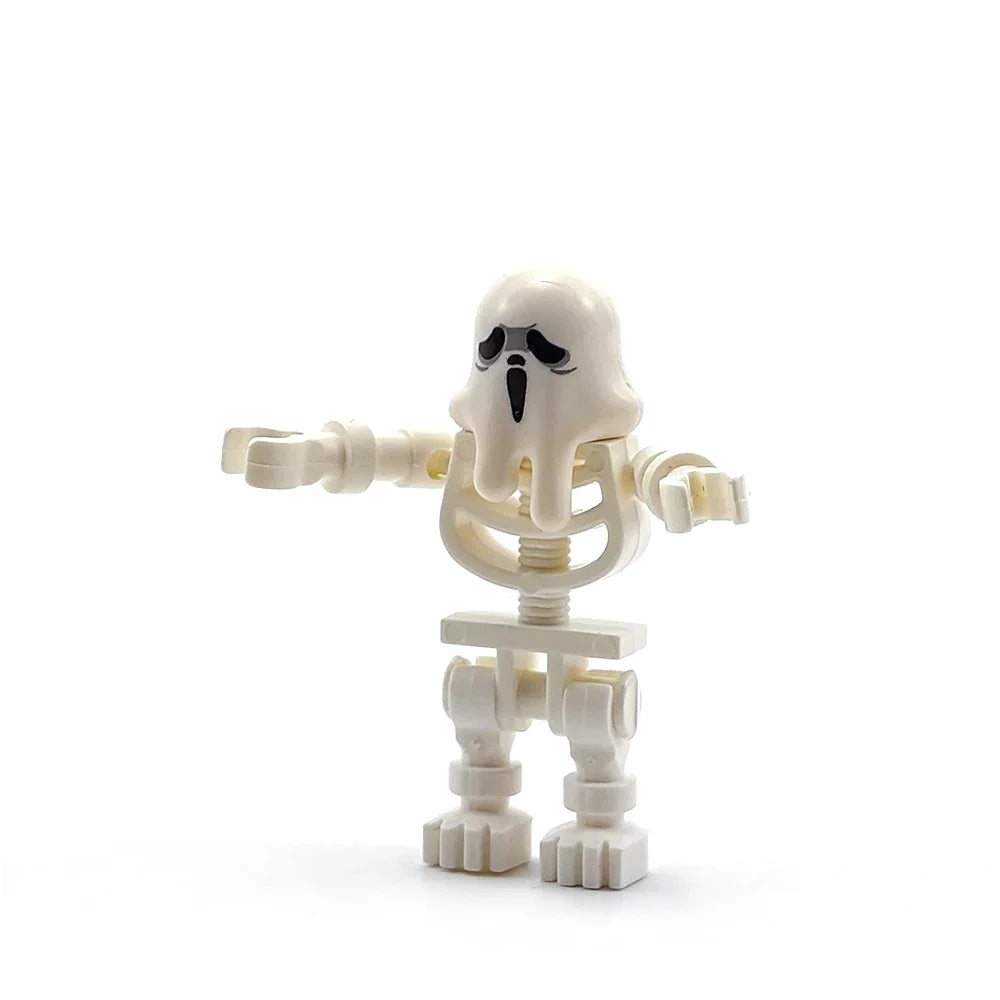 Halloween Skeleton Army Building Blocks Minifigures – Skeleton Horse MOC Figures
