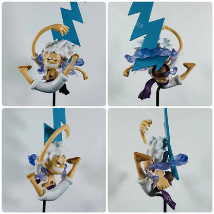 5 Piece One Piece Luffy Gear 5 Nika PVC Figure Set