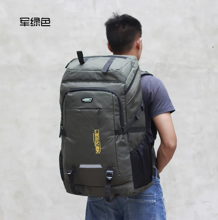 50L or 80L Large Capacity Hiking and Travel Backpack