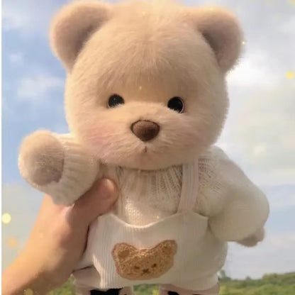 Dress-Up Teddy Bear Plush Toy with Changeable Outfits – Cute Stuffed Animal Doll