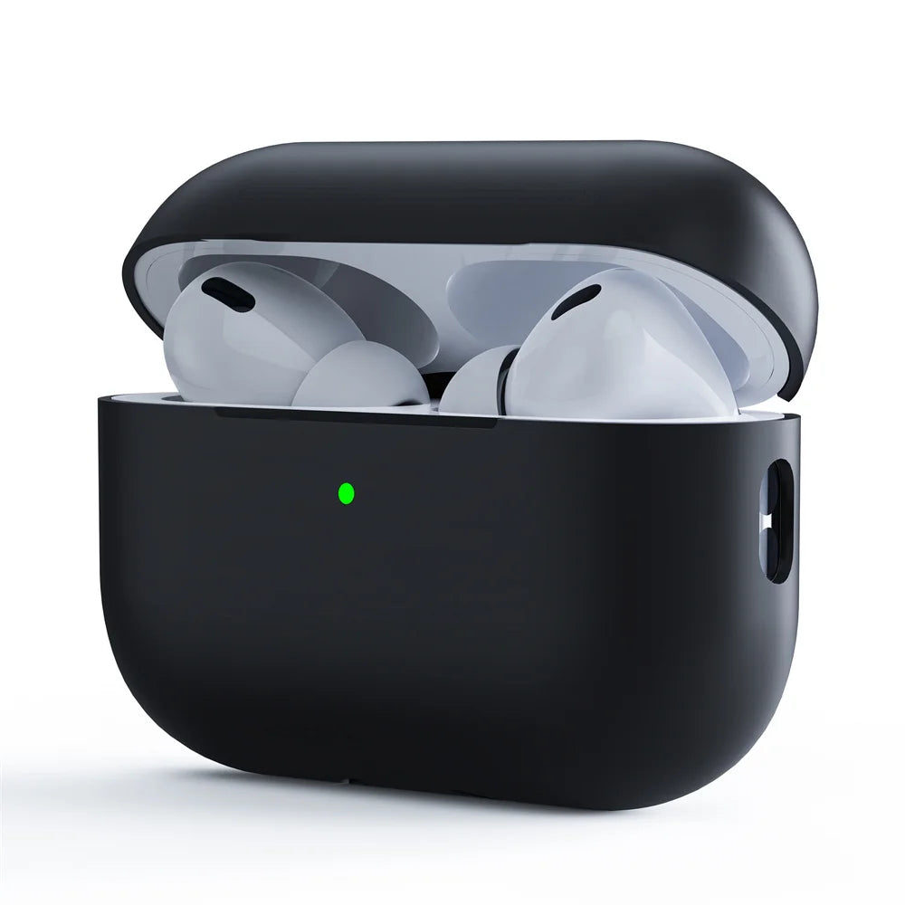 Ultra-Thin Silicone AirPods Case – Slim Matte Protective Cover