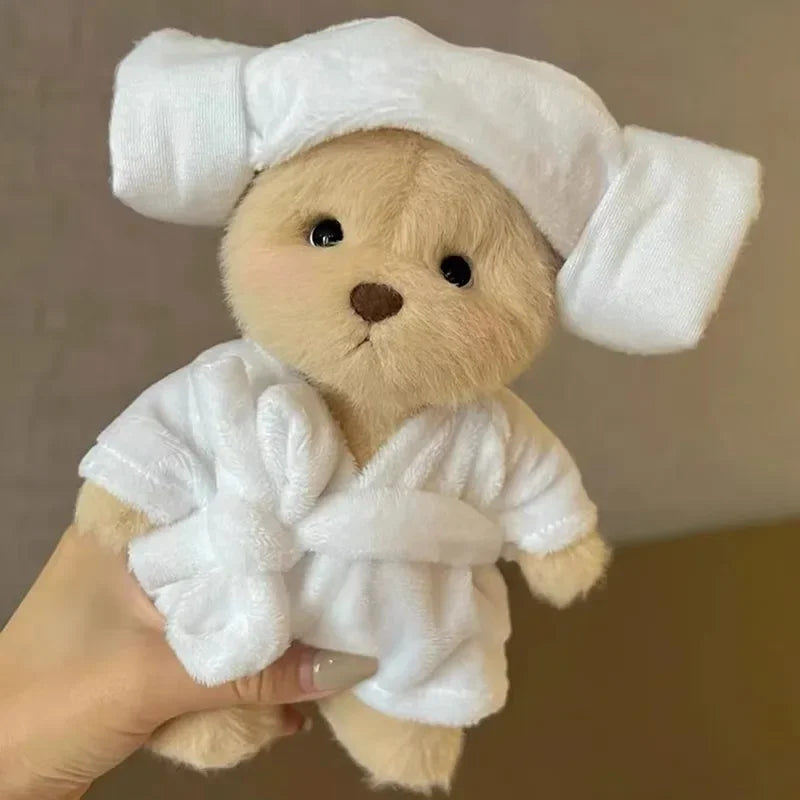 Dress-Up Teddy Bear Plush Toy with Changeable Outfits – Cute Stuffed Animal Doll