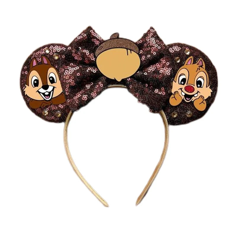Disney Mouse Ear Headband Sequin Bow for Girls Adults Halloween Party