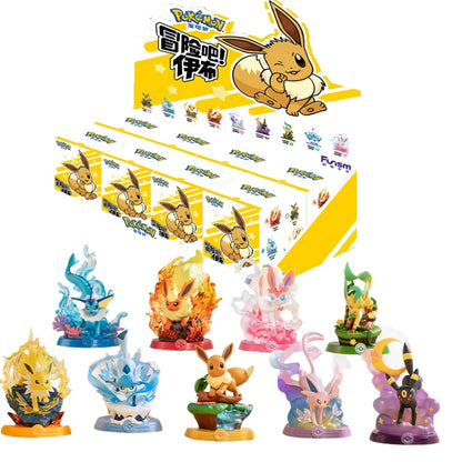 Pokémon Eevee Family Adventure Blind Box Figures