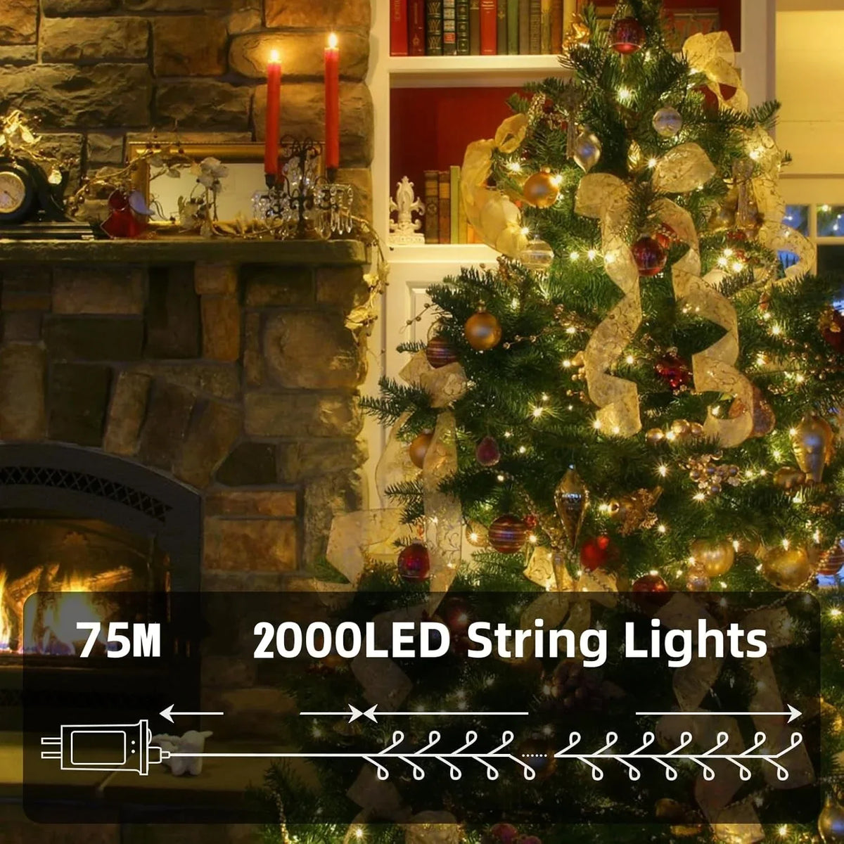 Fairy String Lights with Remote Control – 30M/50M/75M