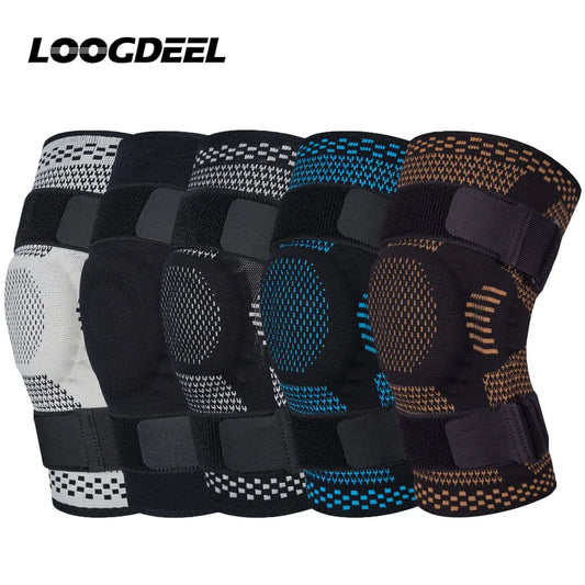Loogdeel Sport Kneepad Patella Gel Knee Support Compression Sleeve Pain Meniscus Tear Injury