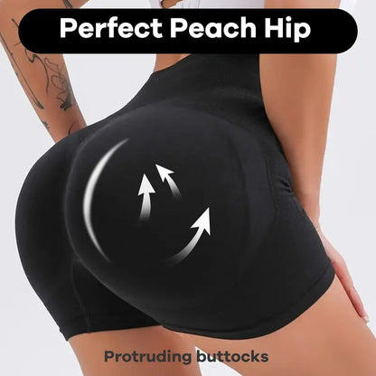Czguke Women Waist Workout Shorts Butt Lifting Tummy Control Ruched Booty Smile Yoga Short Pant
