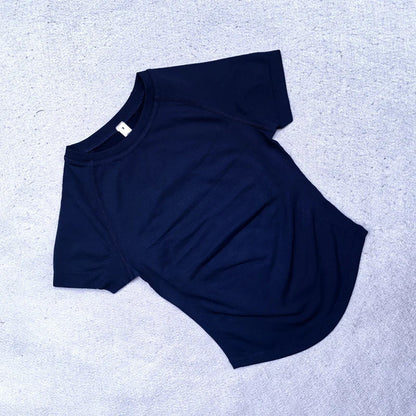 Women's Yoga Crop Top – Seamless Activewear Shirt