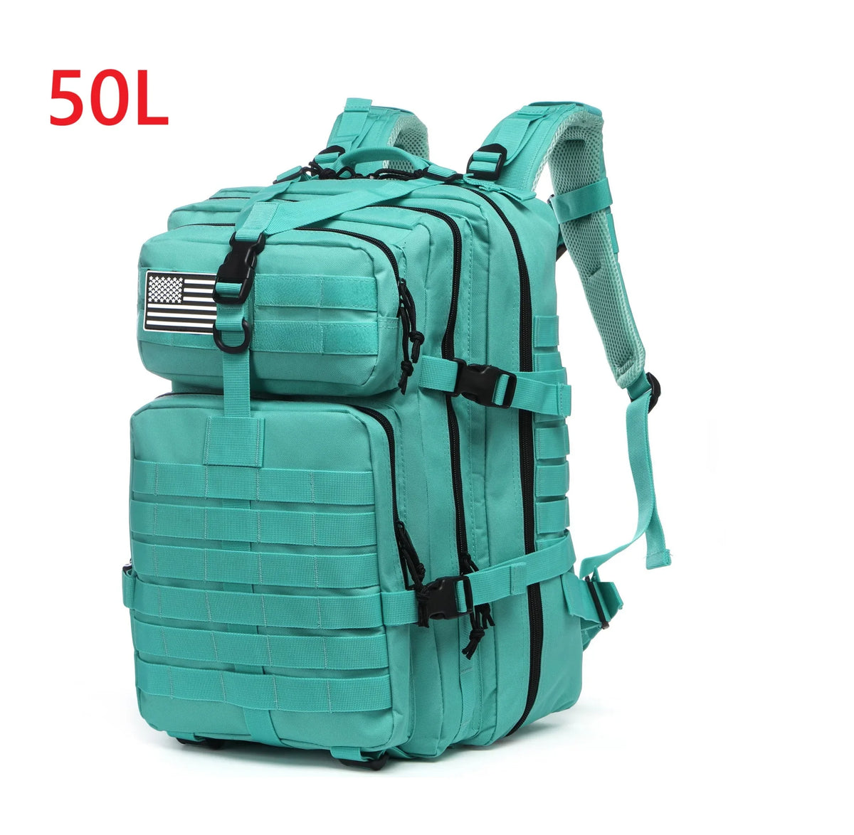 25L or 50L Waterproof Tactical Hiking Backpack