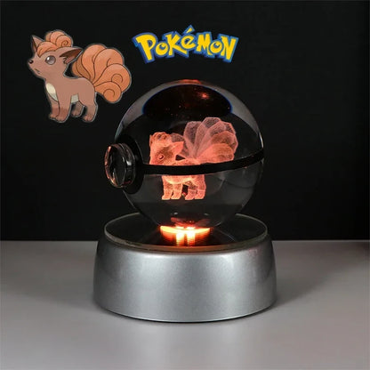 Pokémon 3D Crystal Ball with LED Light Base