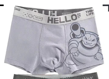 Pokémon Boxer Briefs for Men – Anime Character Underwear