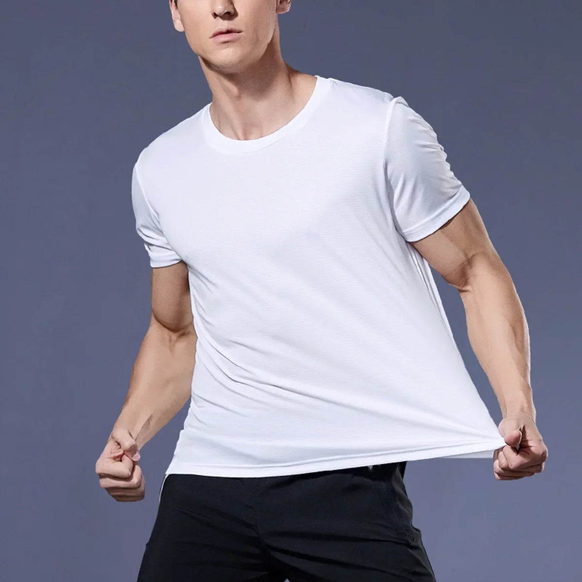 Men's Quick Dry Moisture Wicking Gym T Shirt