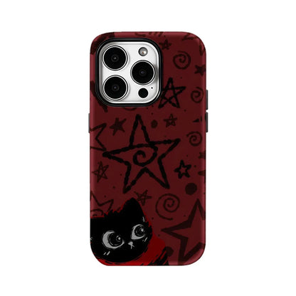 Starred Cat iPhone Case