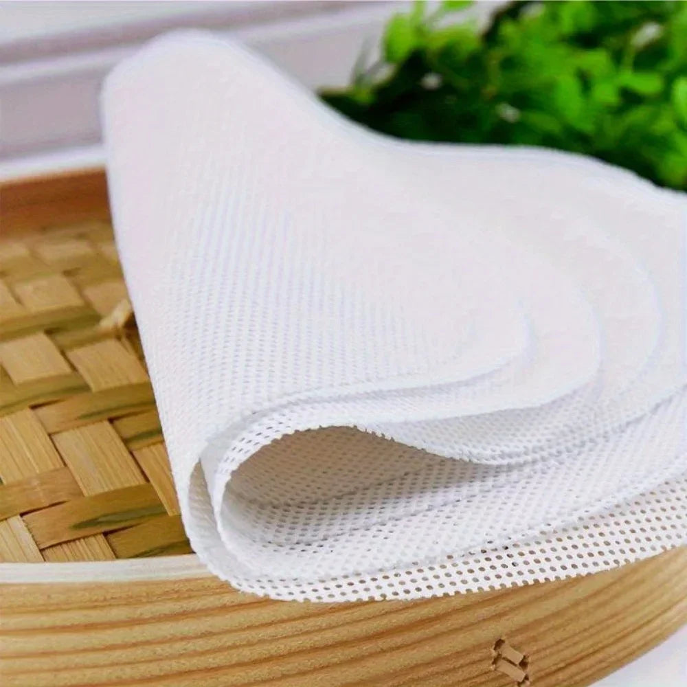 Non-Stick Steamer Liner Mats for Bamboo Steamer