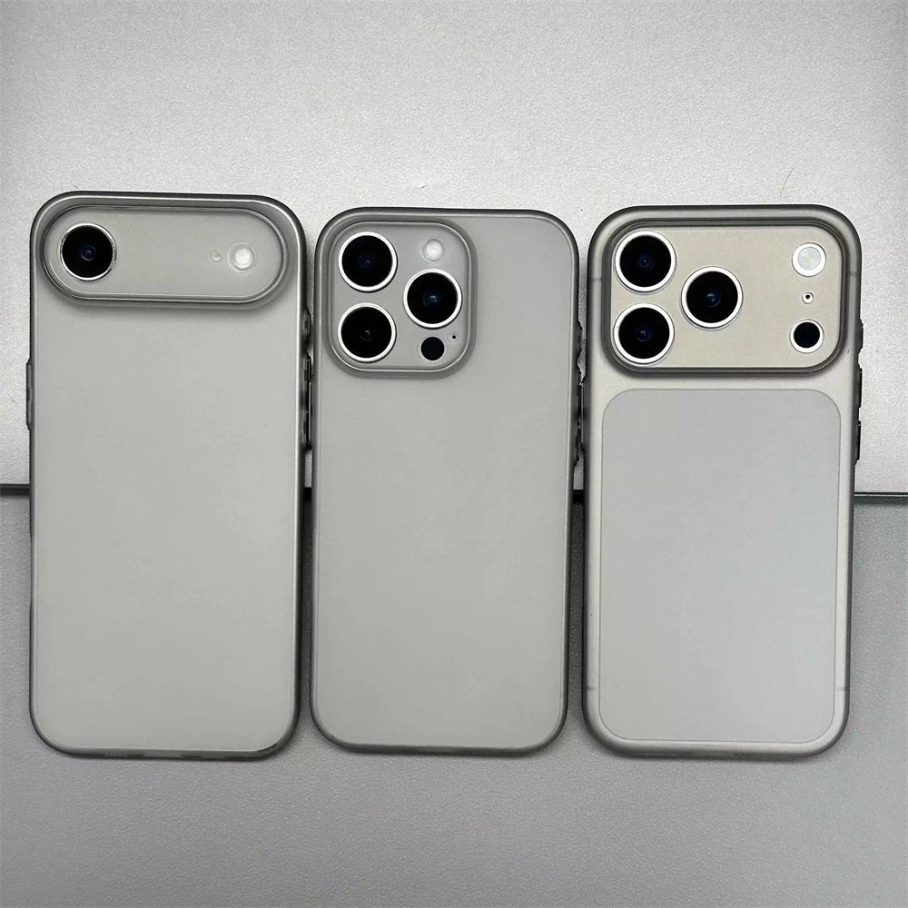 Ultra Thin Matte Translucent Soft TPU iPhone Case