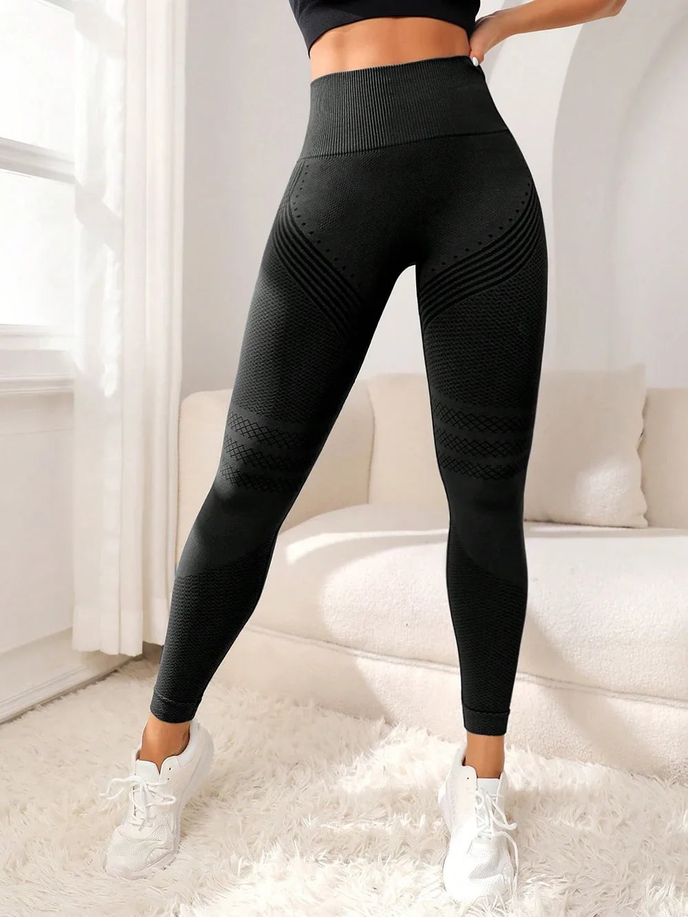 Women's High Waist Butt Lifting Seamless Yoga Leggings