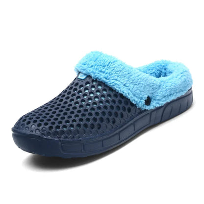 Fleece-Lined Clogs Slip-On Shoes for Men and Women