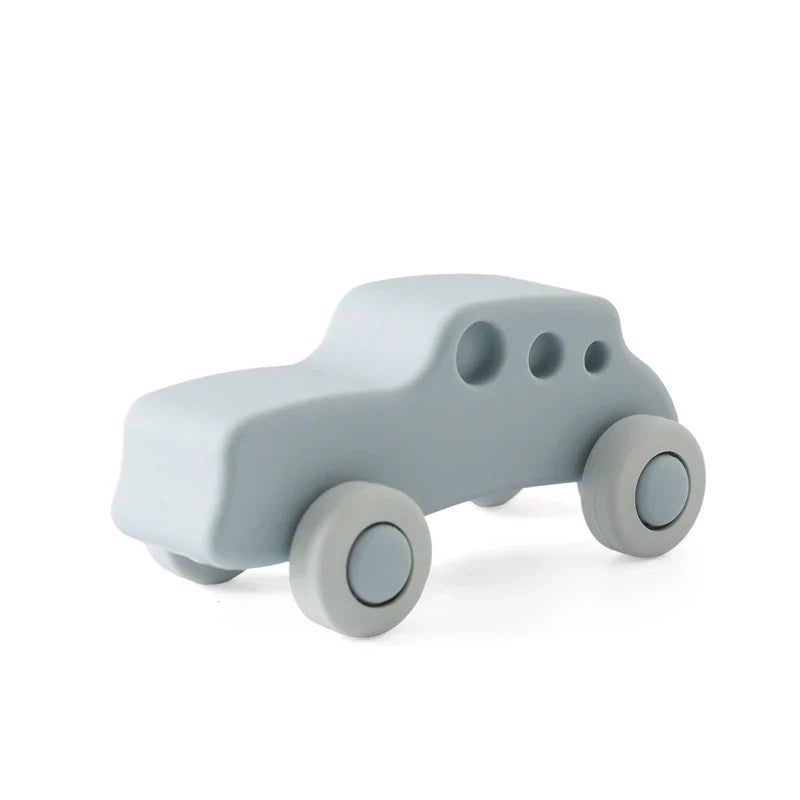 Montessori Baby Silicone Car Toys 0 12 Months Newborn Things Teether Toy Educational Blocks