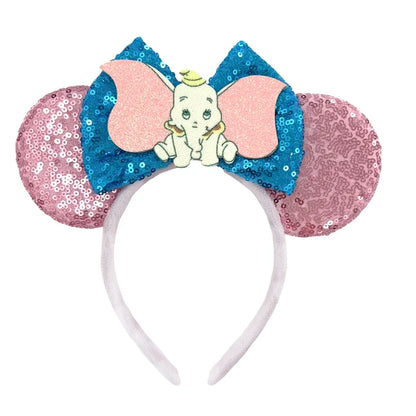 Disney Mouse Ear Headband Sequin Bow for Girls Adults Halloween Party