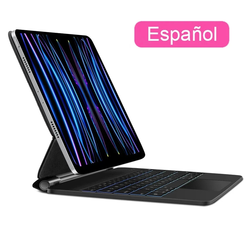 Magic Keyboard Case for iPad Pro 11 / 12.9 / 13, Air 4 5 6, 10th Gen – Wireless Bluetooth Cover