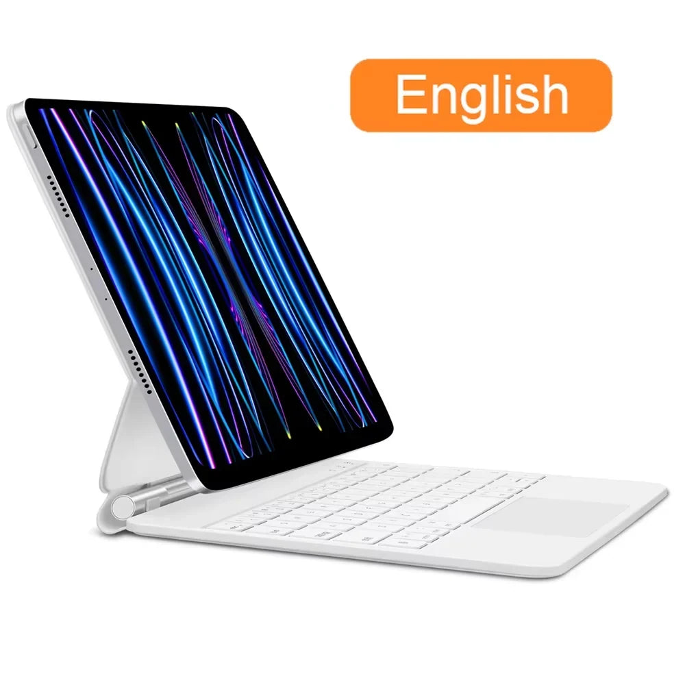 Magic Keyboard Case for iPad Pro 11 / 12.9 / 13, Air 4 5 6, 10th Gen – Wireless Bluetooth Cover