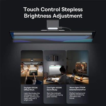 Monitor Screen Light Bar – USB Clip-On Desk Lamp for PC & Laptop