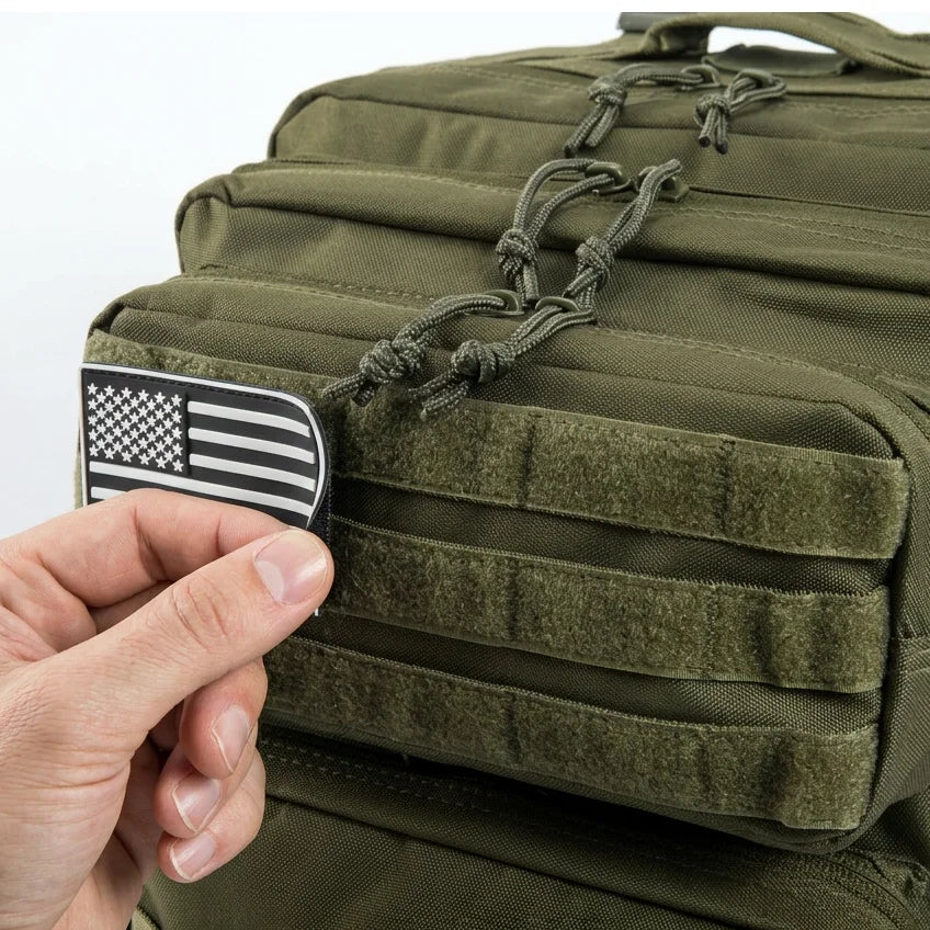 45L Tactical MOLLE Backpack – Large Capacity Outdoor Travel Bag