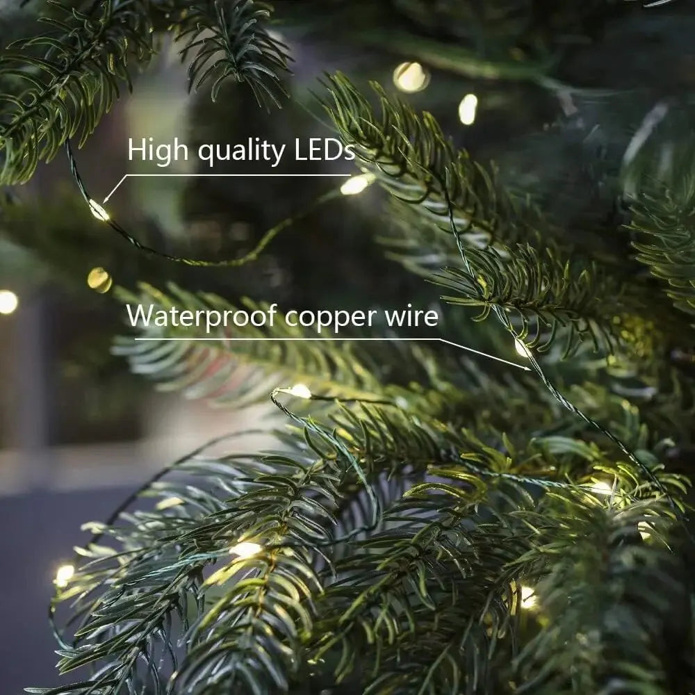 Fairy String Lights 500/1000 LED Waterproof with Remote – Christmas Outdoor Decor