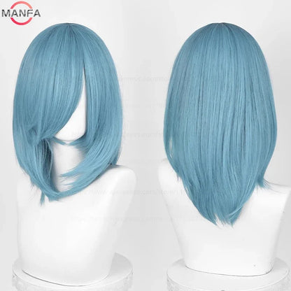 40cm Heat Resistant Anime Cosplay Wig with Bangs