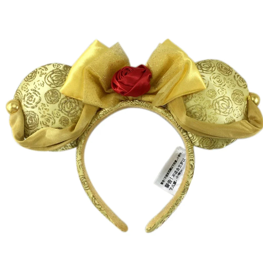Disney Mickey Minnie Ears Headband – Sequin Bow Costume Cosplay