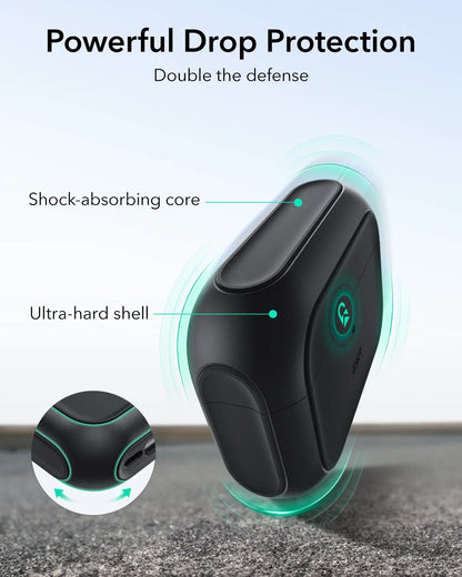 ESR AirPods Pro Case – Heavy-Duty Drop Protection with Carabiner Clip