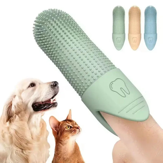 360° Dog Finger Toothbrush – Silicone Dental Cleaner