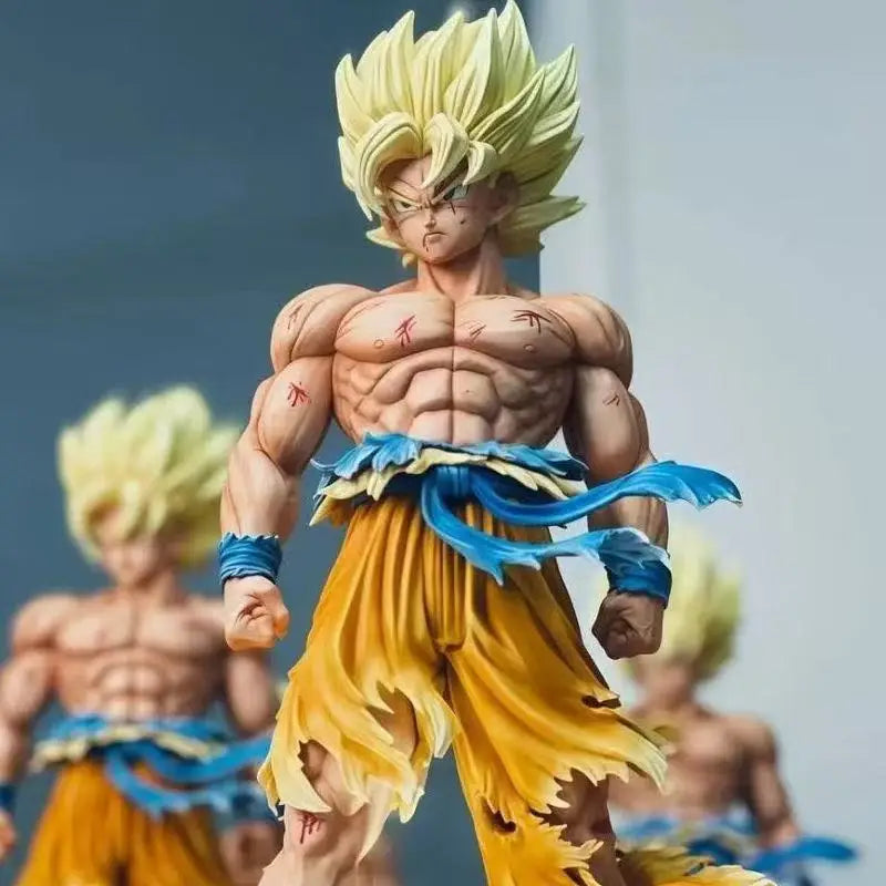 Dragon Ball Z Super Saiyan Goku Figure with LED Base