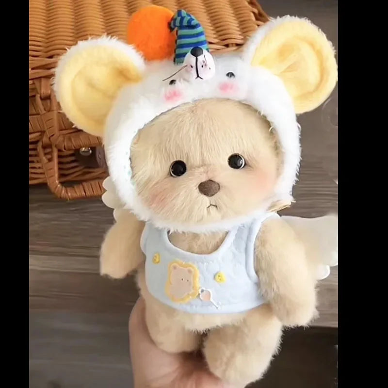 Dress-Up Teddy Bear Plush Toy with Changeable Outfits – Cute Stuffed Animal Doll