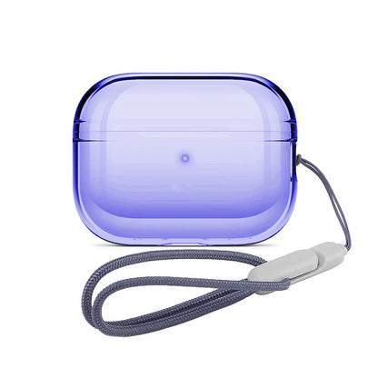 Clear AirPods Pro 2 Case with Wrist Strap – Soft TPU Cover