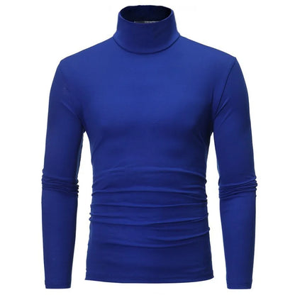 Men’s Thermal Turtleneck Base Layer, Slim-Fit Long-Sleeve Modal Shirt