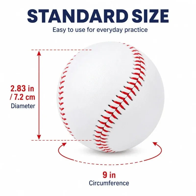 Durable Soft PU Foam Baseball for Indoor & Outdoor Training