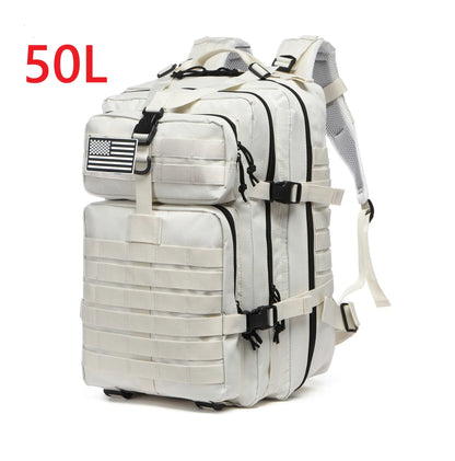 30L or 50L Waterproof Tactical Hiking Backpack