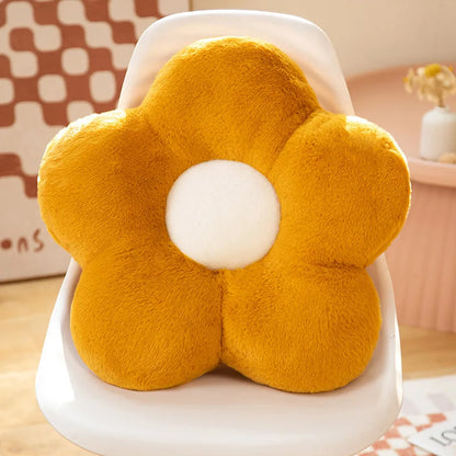 Flower Shape Plush Floor Cushion – Soft Seat Pad