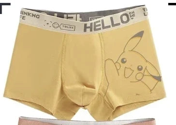 Pokémon Boxer Briefs for Men – Anime Character Underwear