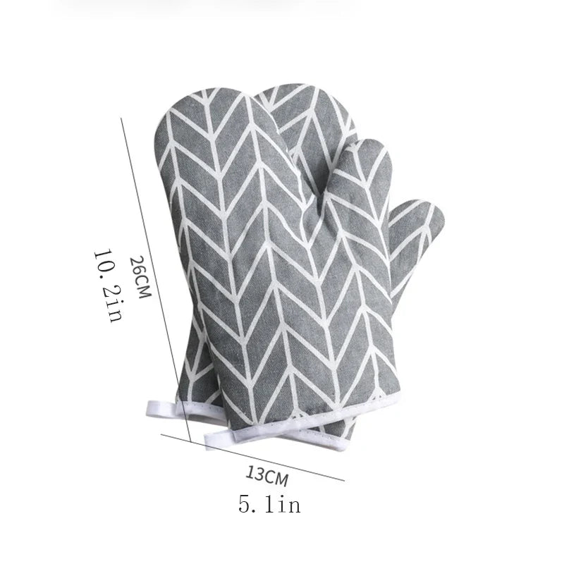 Oven Mitts Heat Resistant Kitchen Gloves – Set of 2