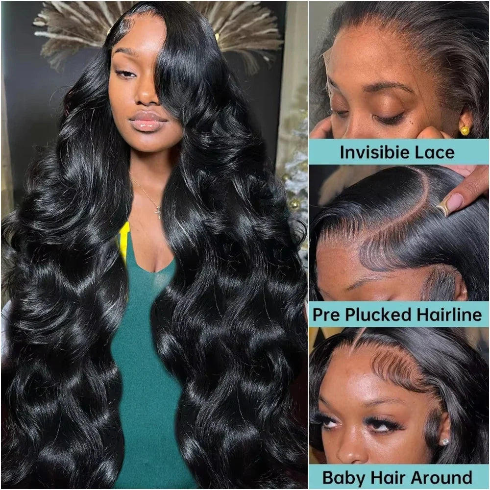 Lace Front Wig – Burmese Remy Human Hair Body Wave Glueless