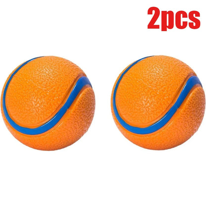 Dog Toy Ball Fetch Tough Pet Puppy Chew Solid Elastic Jumping Accessories Large Medium Small
