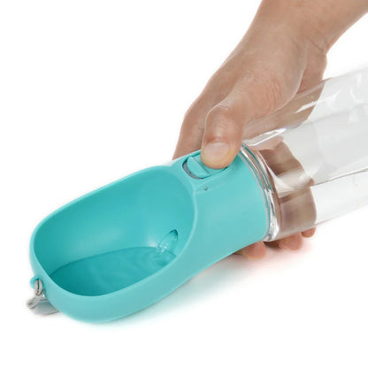 Dog Water Bottle Pet Dogs Cats Feeder Bowls Outdoor Travel Leakproof Puppy Drinking Container Pug