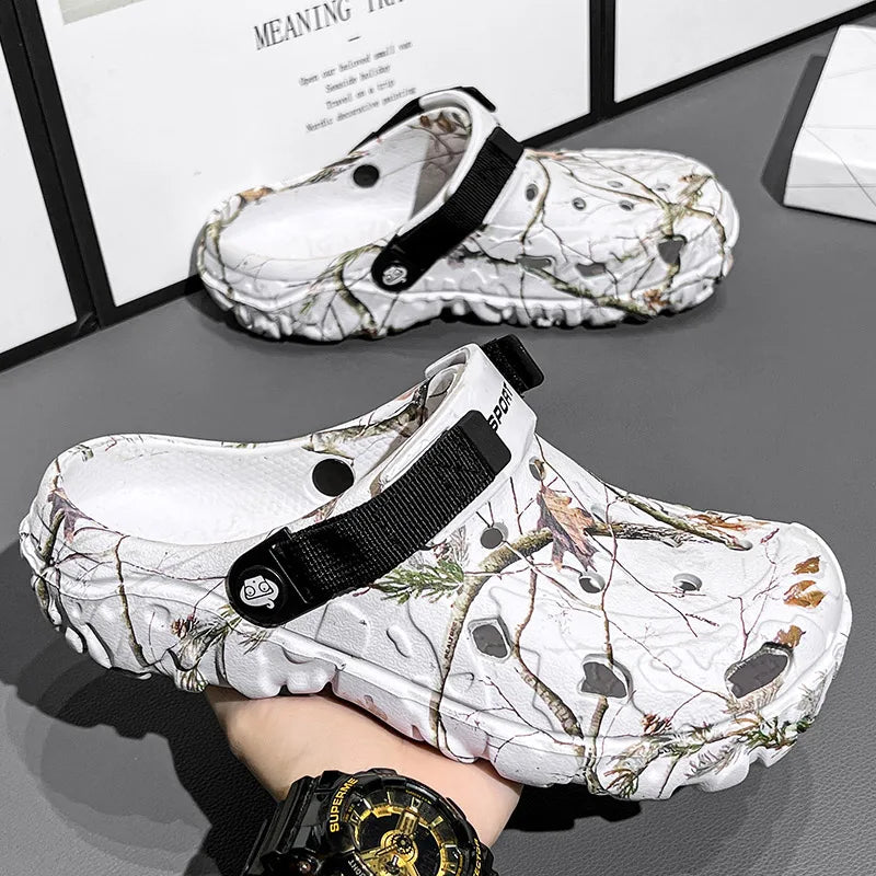 Men’s Lightweight Non Slip Platform Garden Sandals
