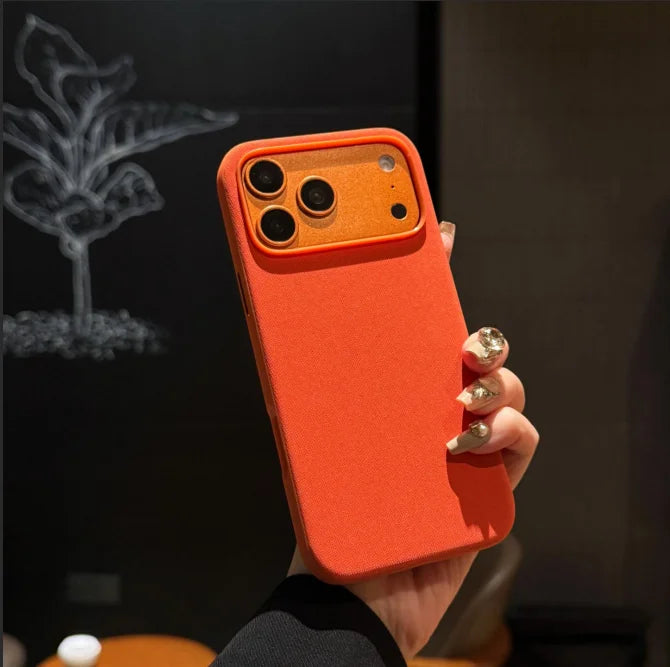 Tech Woven MagSafe Case for iPhone 17 16 15 14 13 12 11 Pro Max Plus Air – Luxury Fabric Cover