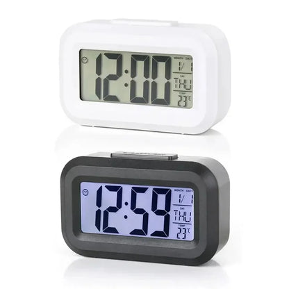 LED Digital Alarm Clock with Backlight & Temperature Display