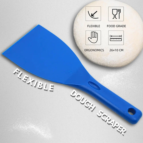 Pizza Dough Scraper & Spatula Cutter with Hanging Hook