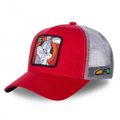 Unisex Anime Cartoon Cotton Trucker Snapback Cap